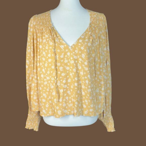 Billabong late night blouse boho floral large NWT - Picture 9 of 16